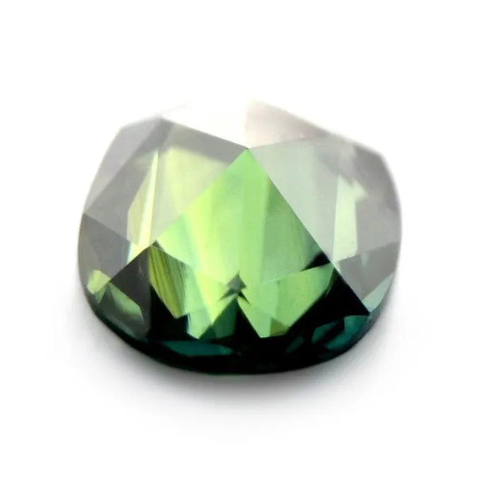 0.66 ct Certified Natural Green Sapphire