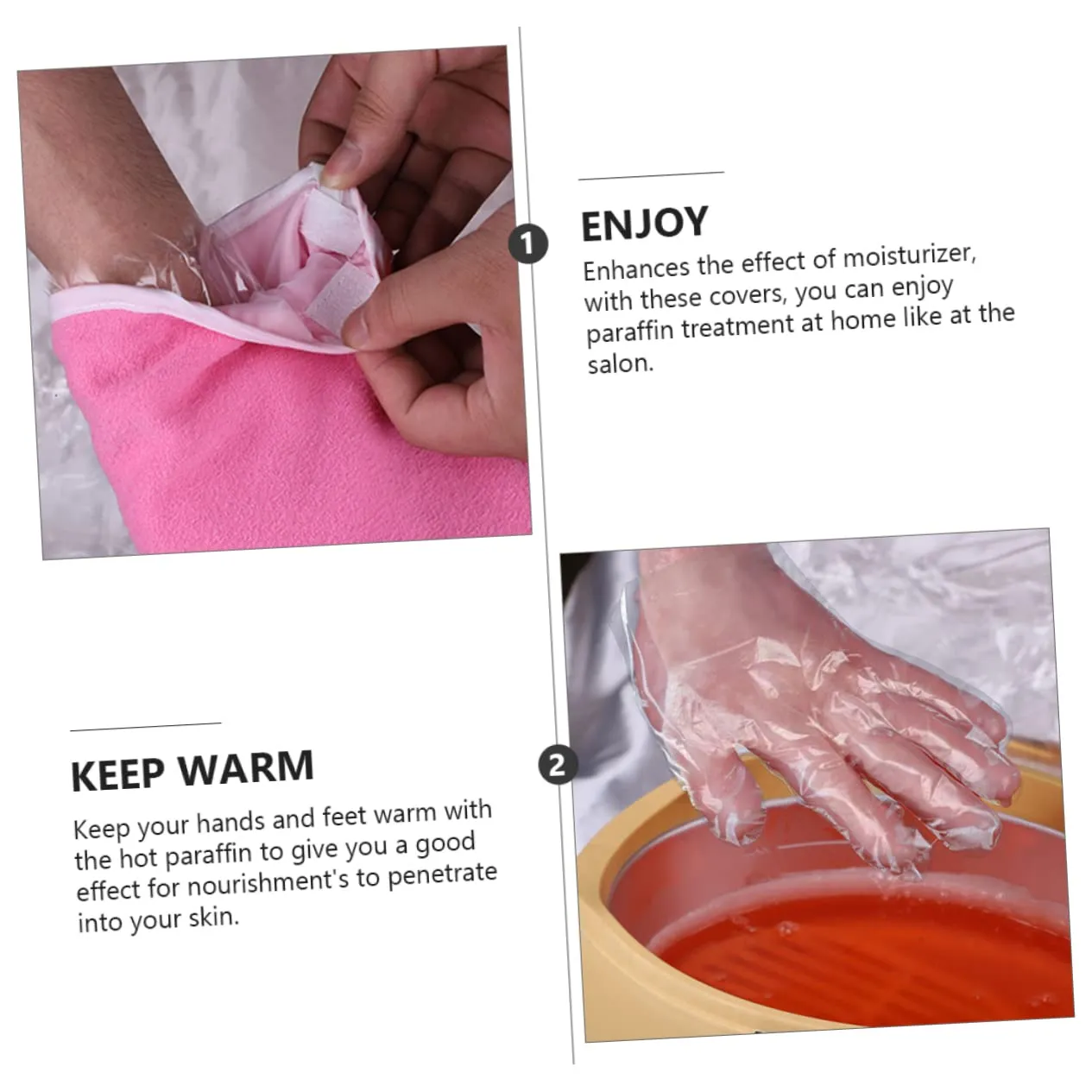 1 Set Hand and Foot Care Set Foldable Nail Technician Table Body Scrub Gloves Silicone Gloves Foot Spa Kit Foot Moisturizing Socks Bath Stuff Pink Pp Product Dryness Bath Spa Work, 17.5x6cm