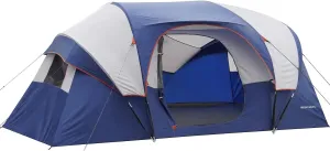 10 Person Camping Tent - Portable Large Family Tent, Windproof Dome Tent
