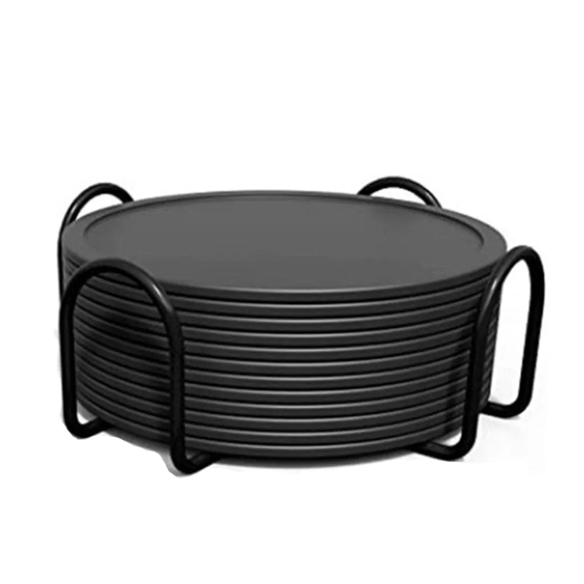 12pcs Silicone Round Insulated Coasters Tea Cups Coffee Mugs Table Protection