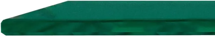 16 inch Square Glass Table Top - Tempered - 1/2" Thick Glass Surface, Safe Beveled Edge, Eased Corners, Multipurpose for Dining Table, Patio, Coffee and End Table