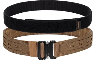1.75" Tactical MOLLE Battle Belt with Quick Release Buckle 1.5" Inner Belt