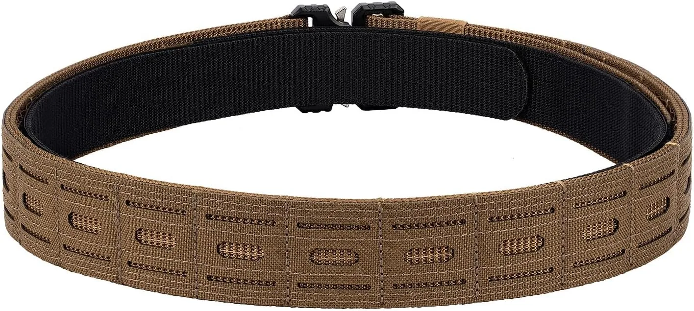 1.75" Tactical MOLLE Battle Belt with Quick Release Buckle 1.5" Inner Belt