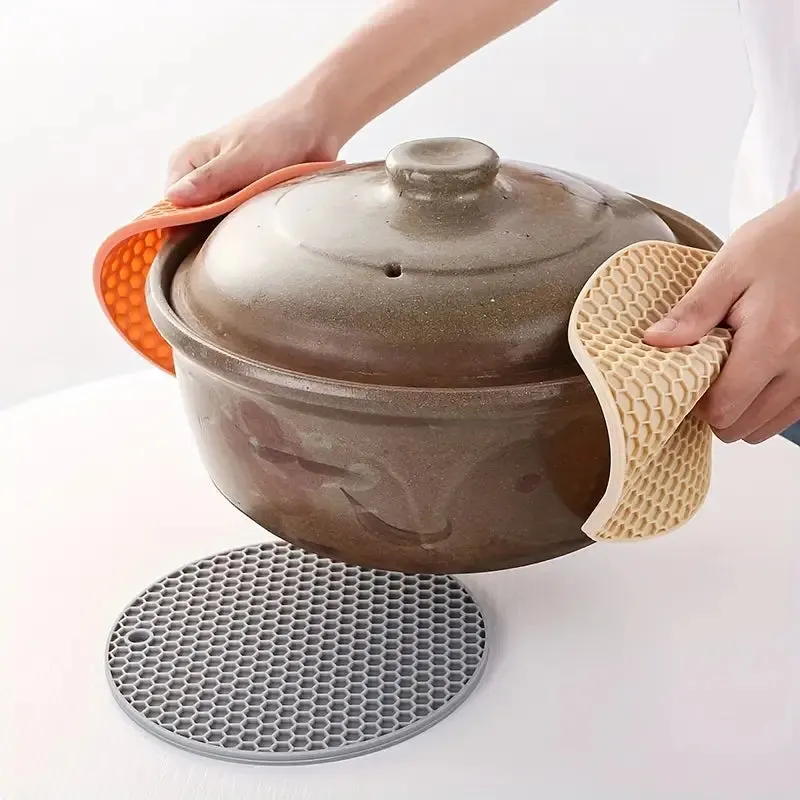 1pc Thermal Insulation Mat, Easy To Clean, Anti-scalding Cup Mat