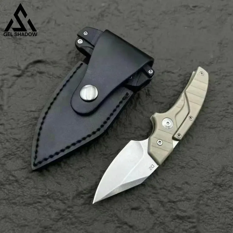 2 in 1  Tactical Hornet EDC Knife D2
