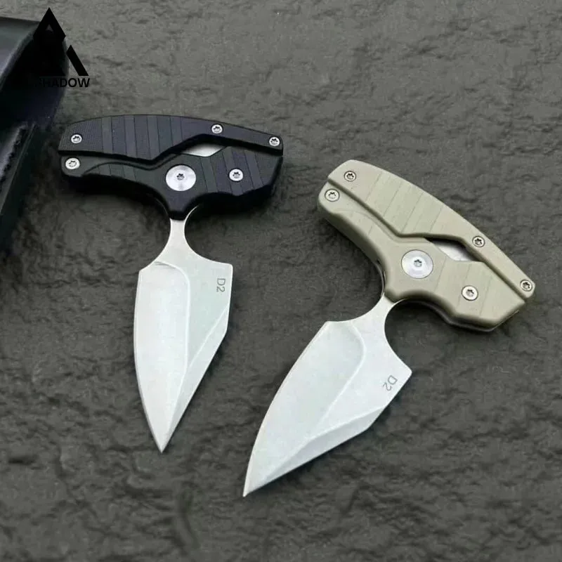 2 in 1  Tactical Hornet EDC Knife D2