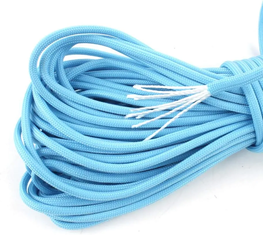 21.87yard 4mm Paracord Rope,9 Strand Reflective Parachute Cord,High Visible Utility Nylon Cord for Outdoor Survival Camping Hiking Tent Biking Boating Hunting and Crafting
