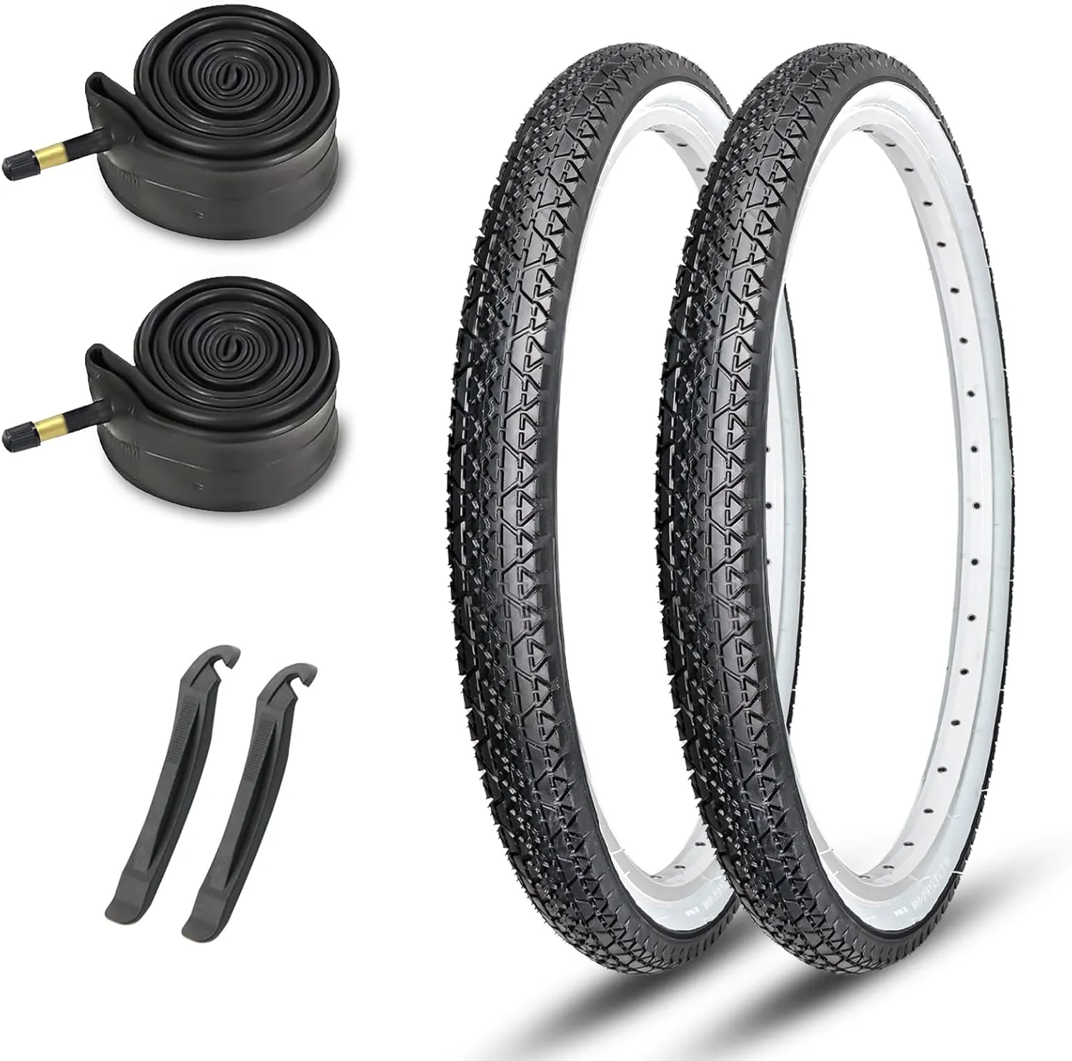 26x2.125 Cruiser Bike Tires: MOHEGIA Folding Replacement Tires for Beach Cruiser and Urban Commuting Bicycle
