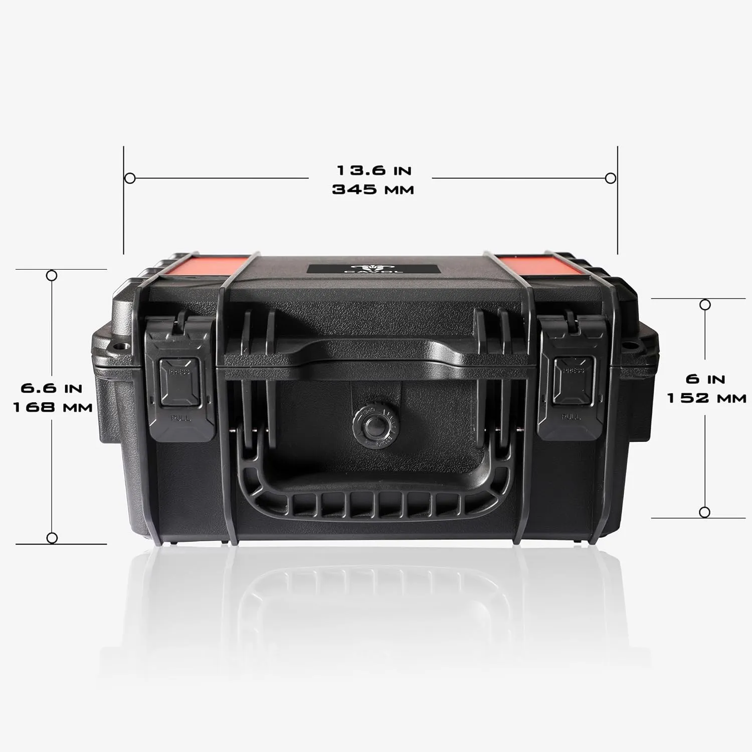 AC03 Knife Case for 24 Folding Knives-IPX7 Waterproof Heavy Duty Pocket Knife Storage Hard Case Box Storage Organizer, Folding Knife Collection Protective Box(Black)