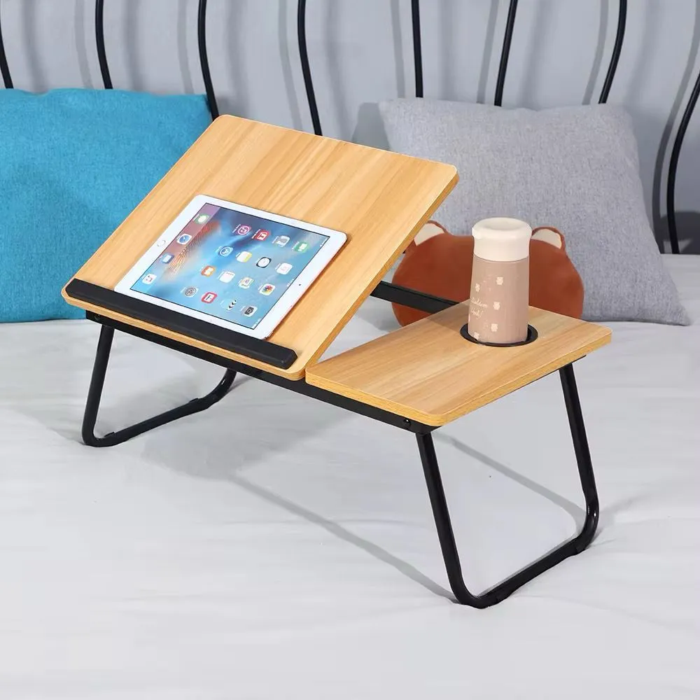 Adjustable foldable laptop table stand