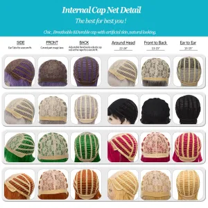 Alacos Short Fashion Spiky Layered Anime Cosplay Wig Unisex Basic New Cosplayer Male Costume Wigs Wig Cap (Brown)