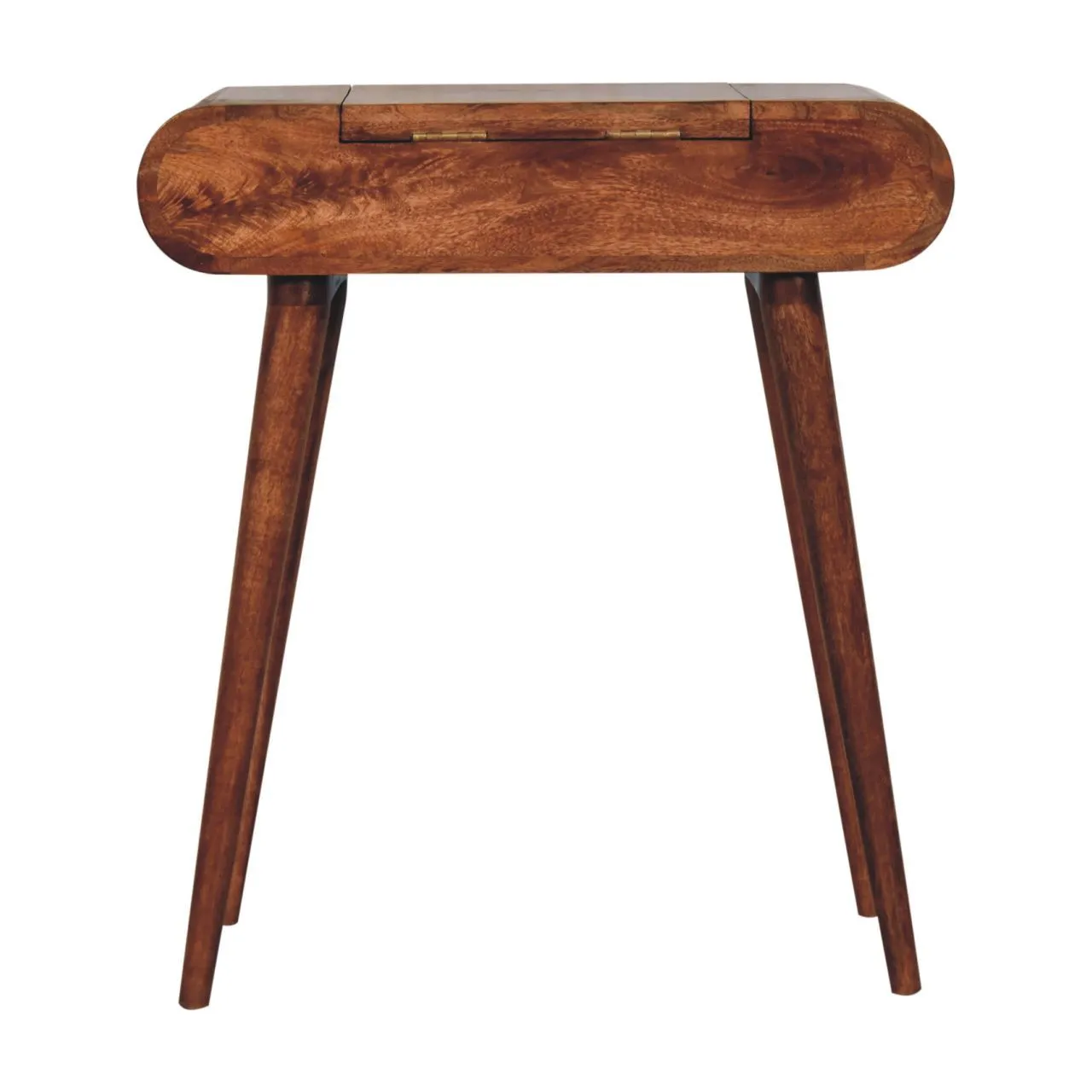 Artisan Furniture Mini Dressing Table With Foldable Mirror - Caramel