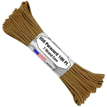 Atwood Rope 100' 7 Strand 550lbs Paracord