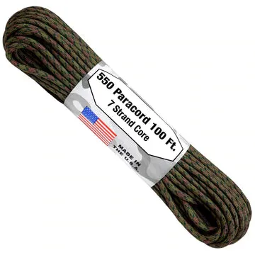 Atwood Rope 100' 7 Strand 550lbs Paracord