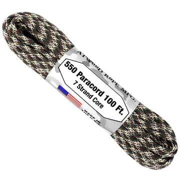 Atwood Rope 100' 7 Strand 550lbs Paracord