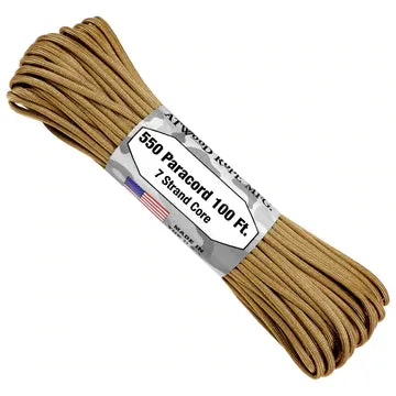 Atwood Rope 100' 7 Strand 550lbs Paracord
