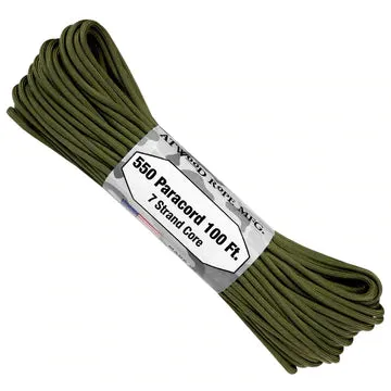Atwood Rope 100' 7 Strand 550lbs Paracord