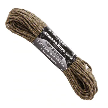 Atwood Rope 100' 7 Strand 550lbs Paracord