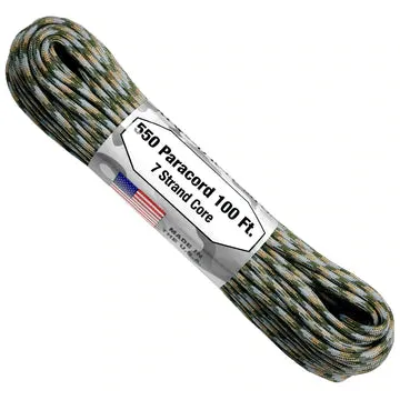 Atwood Rope 100' 7 Strand 550lbs Paracord