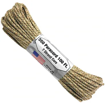 Atwood Rope 100' 7 Strand 550lbs Paracord