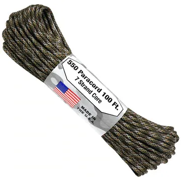 Atwood Rope 100' 7 Strand 550lbs Paracord
