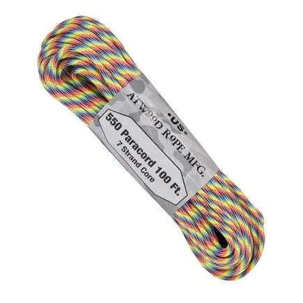 Atwood Rope 100' 7 Strand 550lbs Paracord