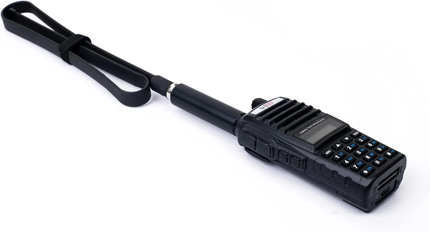 Authentic Genuine Nagoya NA-F30G 30-Inch Tactical Foldable Whip GMRS/MURS (155/465MHz) Antenna SMA-Female for BTECH and BaoFeng Radios