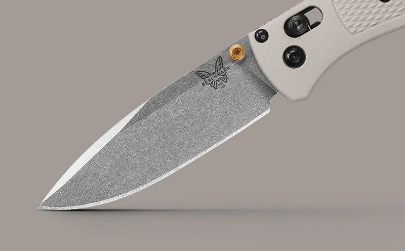Benchmade 535-12 Bugout Tan Grivory 3.235" Plain Folding Knife