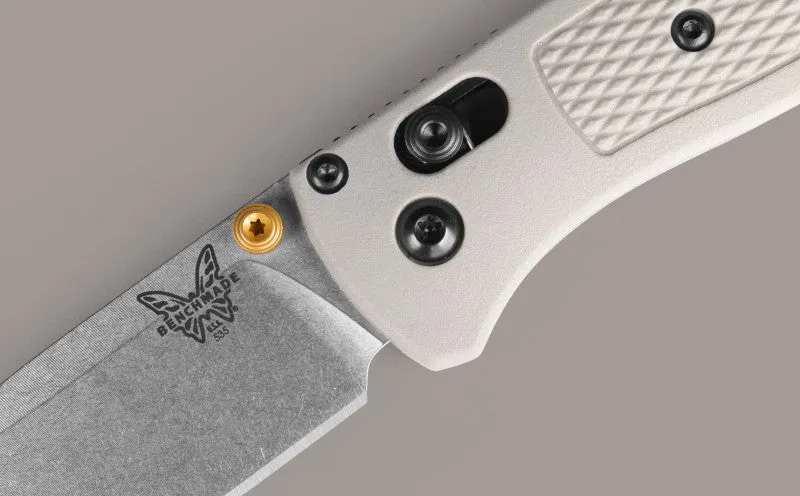 Benchmade 535-12 Bugout Tan Grivory 3.235" Plain Folding Knife