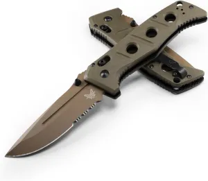 Benchmade - Adamas 275 Tactical Knife with Olive Drab Green G10 Handle (275SFE-2)