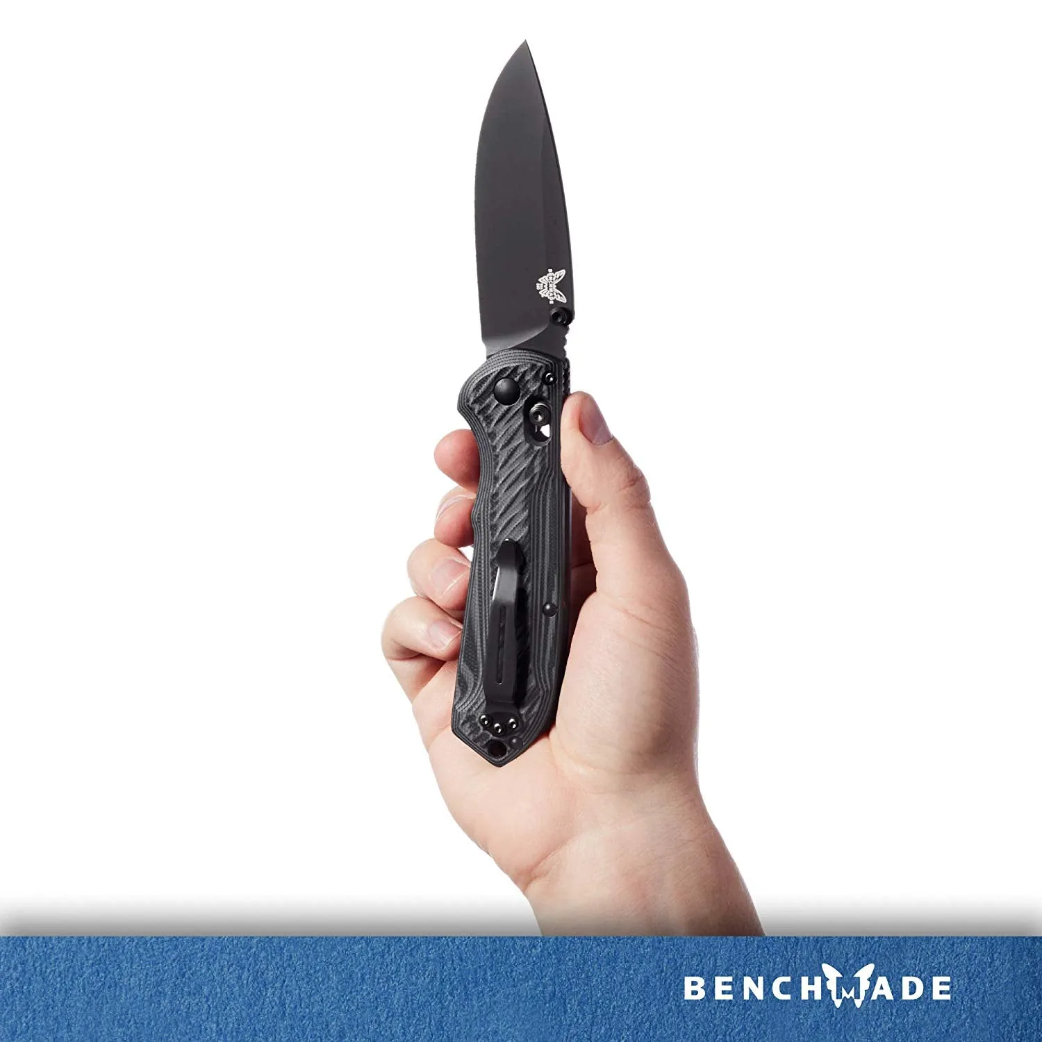 Benchmade - Freek 560-1, EDC Folding Knife, Drop-Point Blade, Manual Open, Axis Locking Mechanism, Made in USA