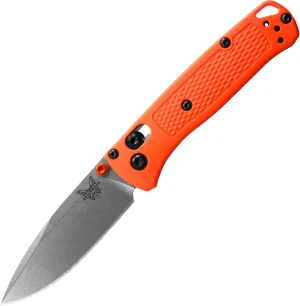 Benchmade - Mini Bugout 533 Folding Knife with Orange Grivory Handle (533)