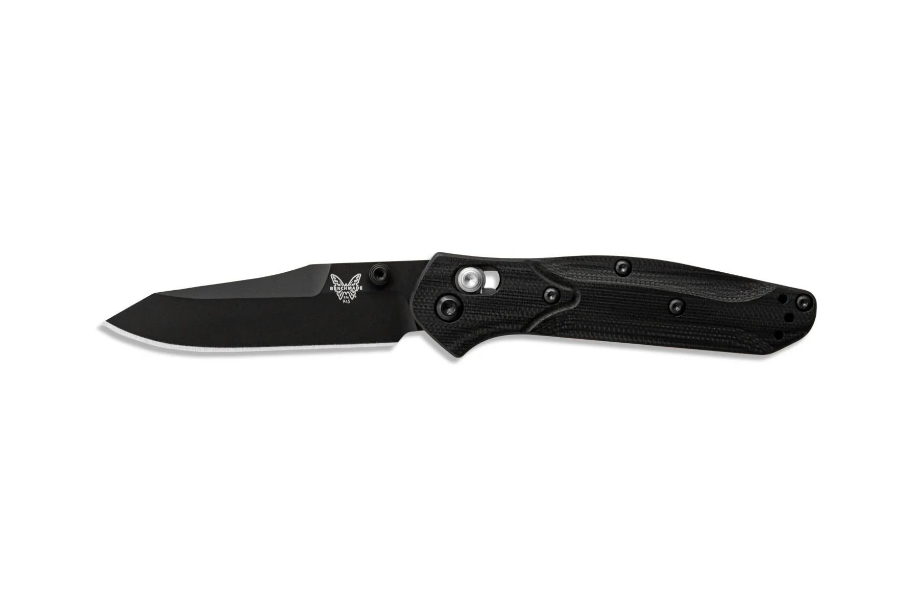 Benchmade Mini Osborne 945BK-1 CPM-S30V (58-60) 2.92" Plain Edge Pocket Knife