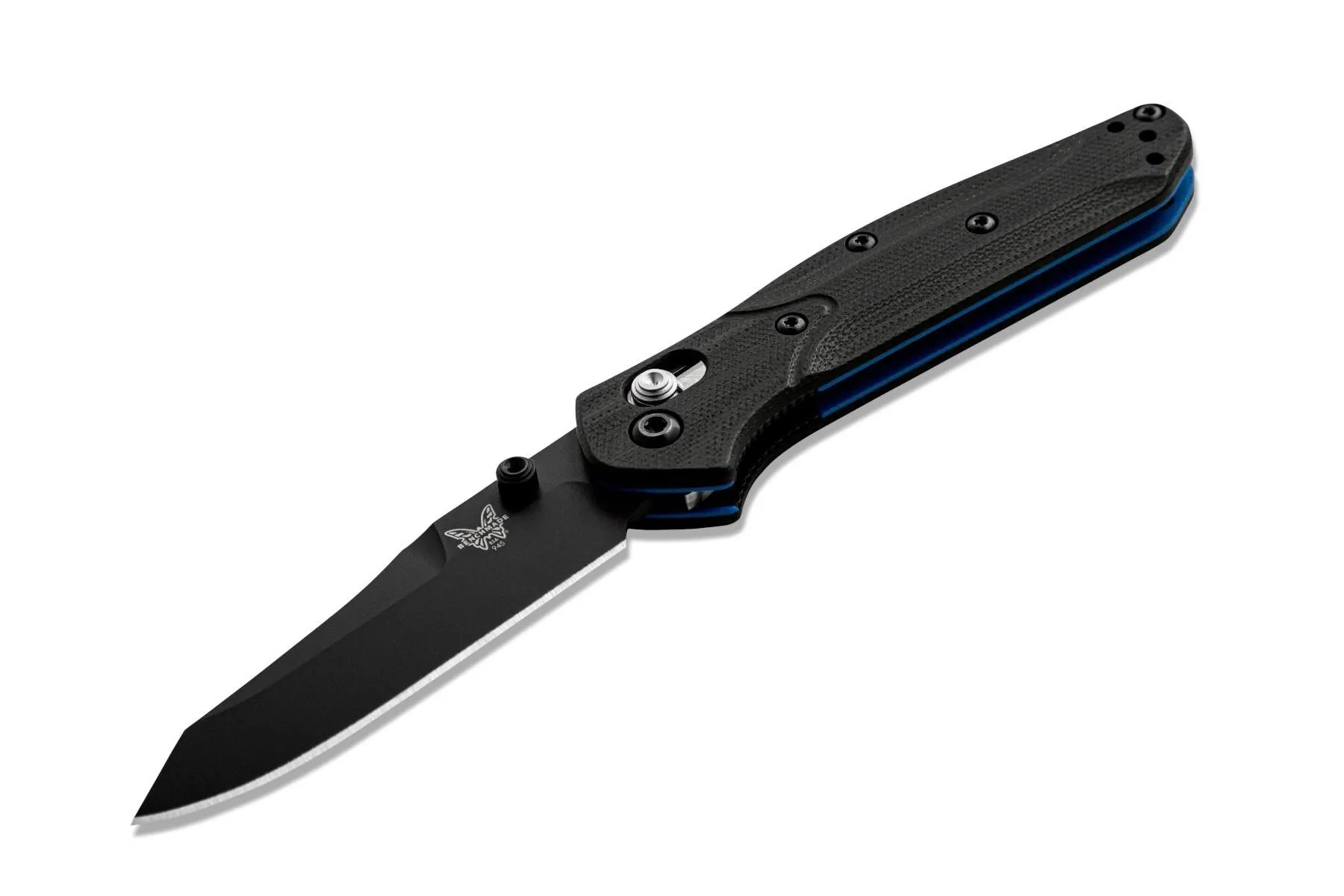 Benchmade Mini Osborne 945BK-1 CPM-S30V (58-60) 2.92" Plain Edge Pocket Knife