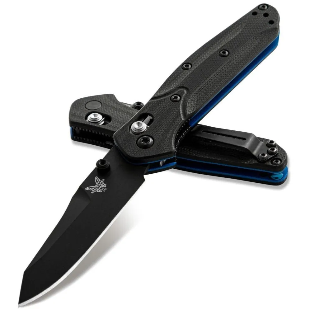 Benchmade Mini Osborne 945BK-1 CPM-S30V (58-60) 2.92" Plain Edge Pocket Knife