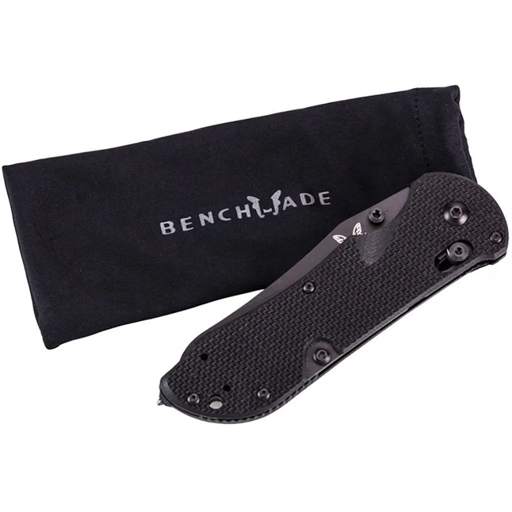 Benchmade - Triage 915BK Knife, Sheepsfoot, Black Handle
