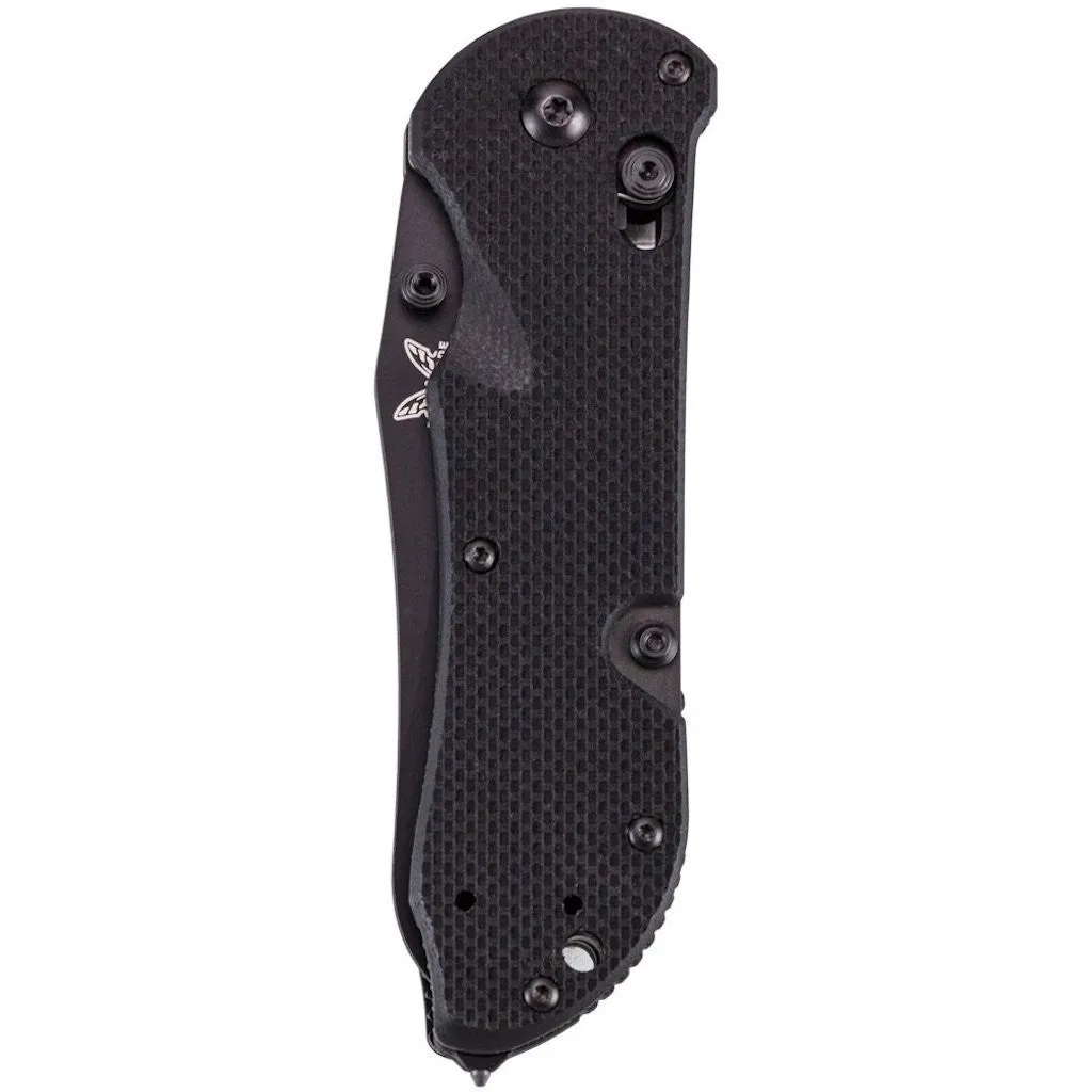 Benchmade - Triage 915BK Knife, Sheepsfoot, Black Handle