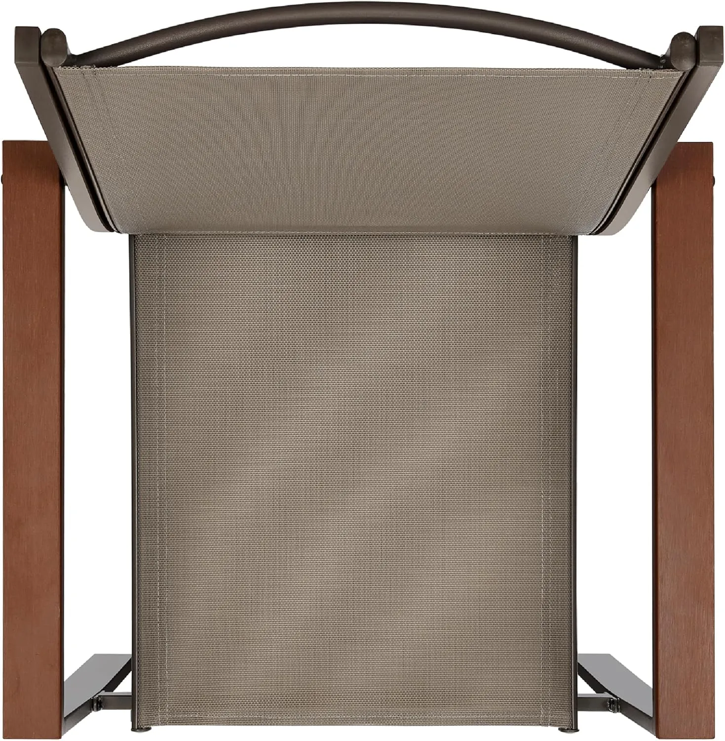 Best Choice Products 4-Piece Outdoor Textilene Patio Conversation Set, Backyard Furniture w/Loveseat, Coffee Table, Steel Frame - Brown/Brown