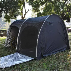 Bike Storage Tent with Ventilation Mesh Storage Sheds for 2/3/4/5 Bikes or 3 Motorcycle Bike Tent Storage Bicycle Shed
