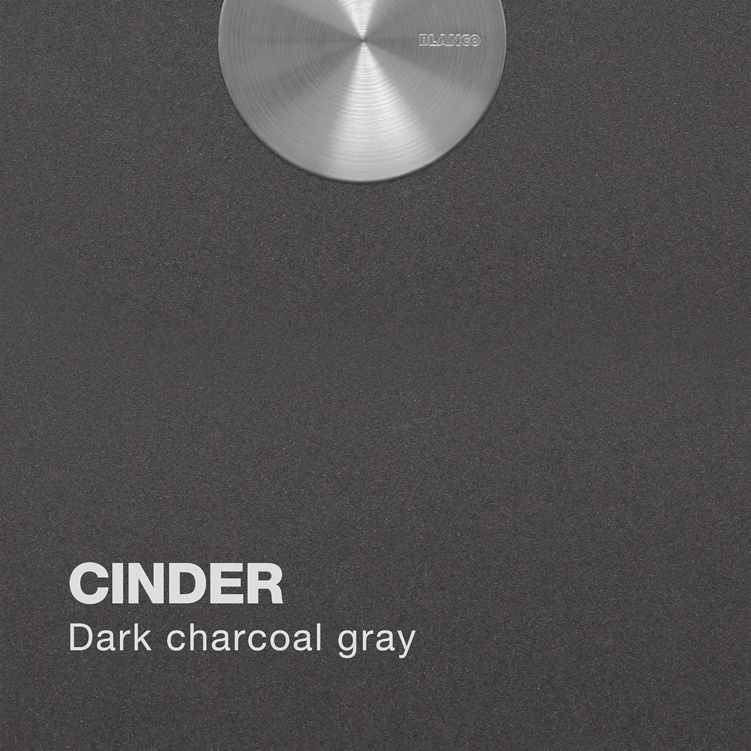BLANCO 519050 Equal Cinder Precis Silgranit 50/50 Double Bowl Undermount Kitchen Sink
