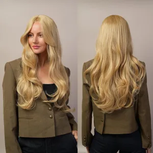 Blonde Wig for Women 27 Inch Long Blonde Heat Resistant Synthetic Fiber Wig Ideal for Parties and Role playing