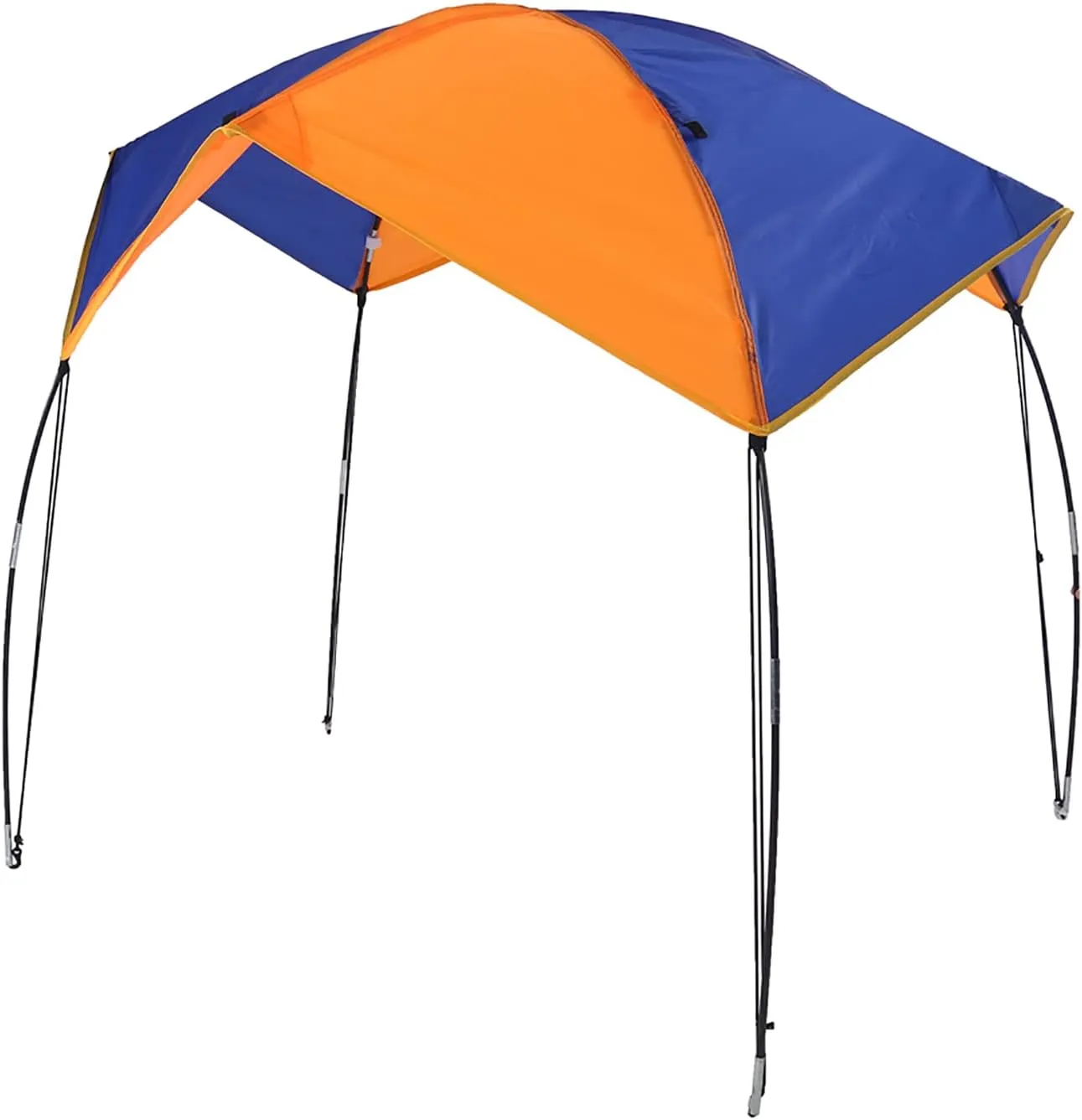 Boat Sun Shelter Waterproof UV Easy Setup Fishing Canopy for 2-4 Persons, Ideal for Boat Fishing, Picnic, Material (68347 Awning (2 people)))