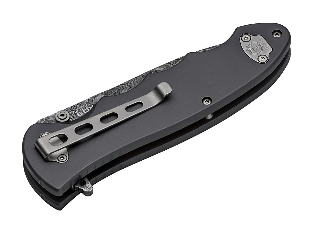 Boker 110237DAM Leopard-Damast III Collection 3.82" Flipper Pocket Knife