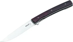 Boker Plus® Urban Trapper Gentleman - Gentleman pocket knife with VG-10 blade - folder knife with cocobolo wood handle scales - small gentleman's pocket knife with clip