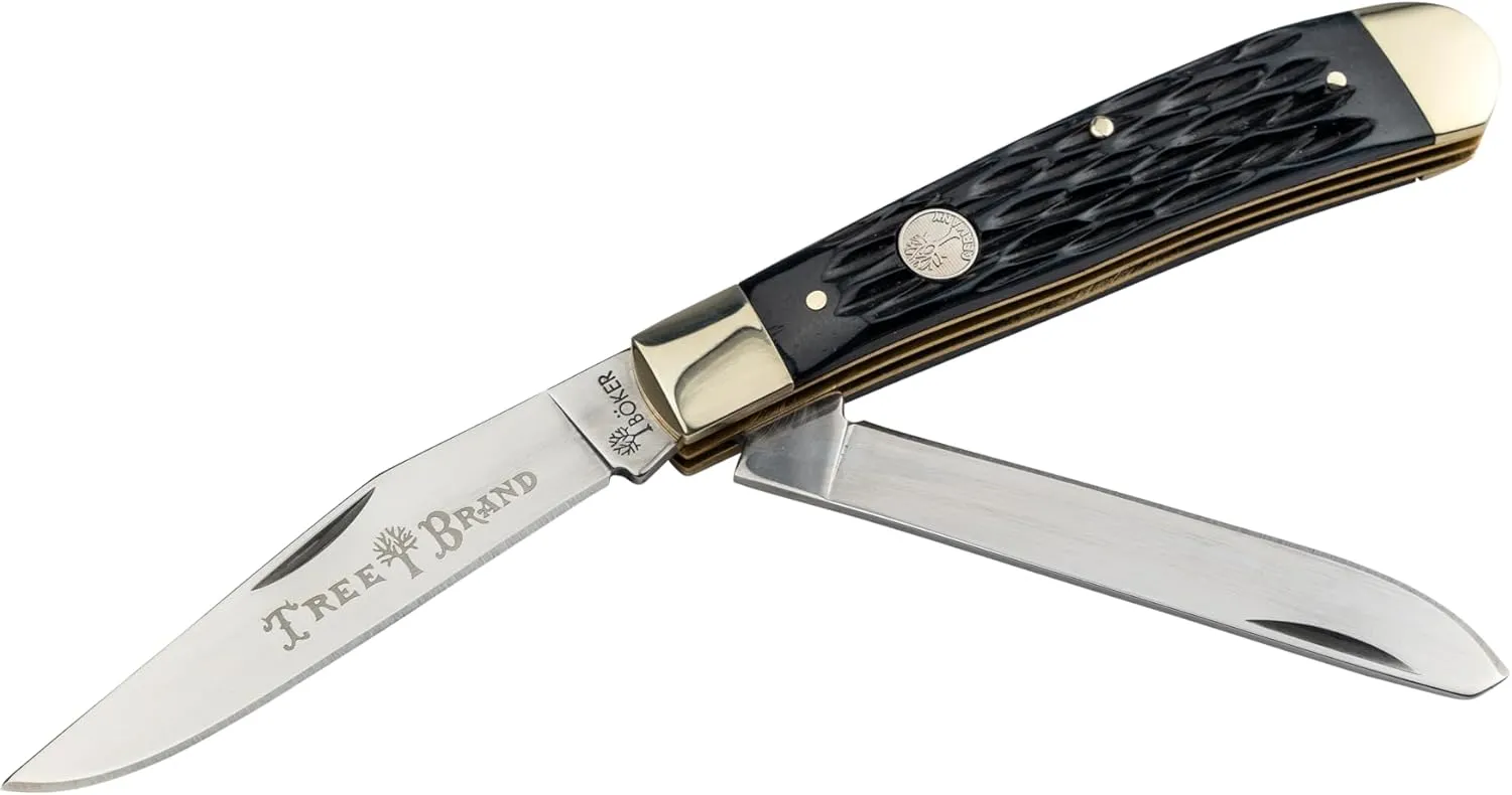 BOKER Traditional Series 2.0 Trapper, CPM-D2 Dual Blades, Slip Joint, Made in Solingen Germany (2024 Models)