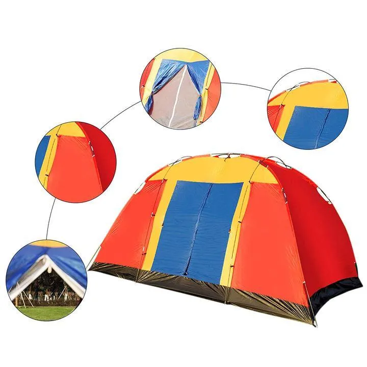 Bosonshop Outdoor Camping Tent Easy Set Up Large for 8 Person  Party Tent for Traveling Hiking With Portable Bag
