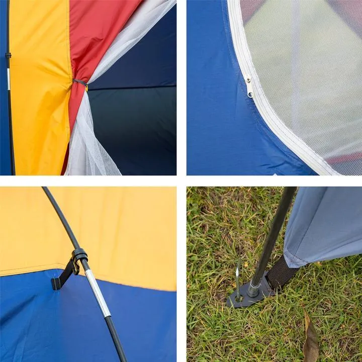 Bosonshop Outdoor Camping Tent Easy Set Up Large for 8 Person  Party Tent for Traveling Hiking With Portable Bag