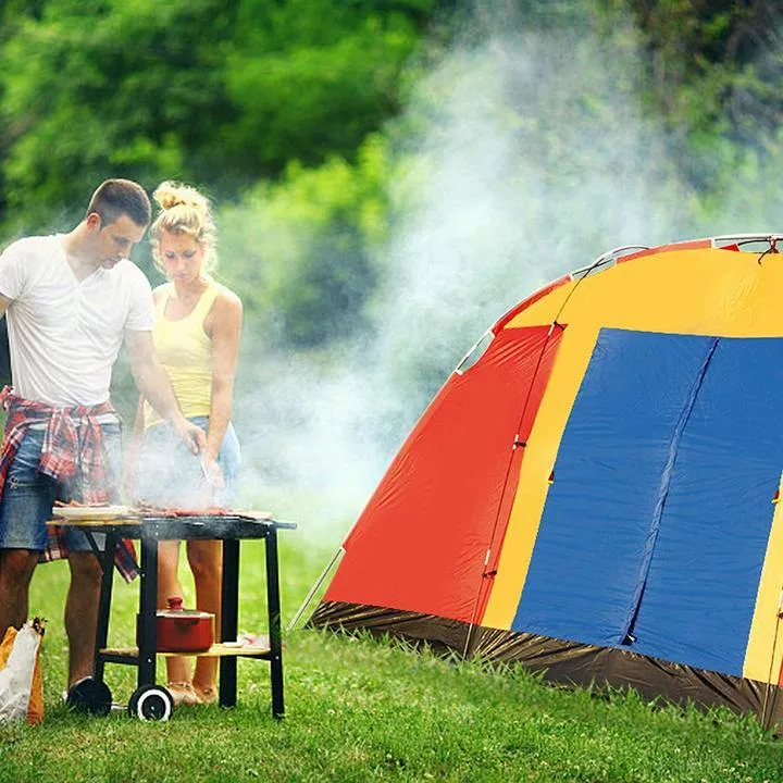 Bosonshop Outdoor Camping Tent Easy Set Up Large for 8 Person  Party Tent for Traveling Hiking With Portable Bag