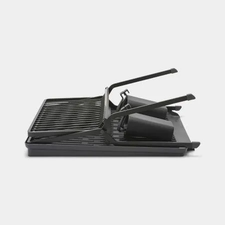 Brabantia Foldable Dish Drying Rack, Large - Dark Grey