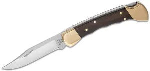 BUCK 110FG FOLDING HUNTER GROOVED KNIFE\ WOOD